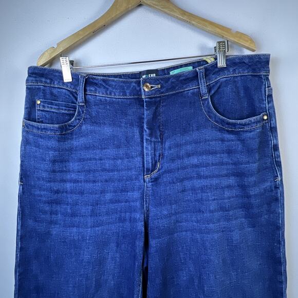 Maeve by Anthropologie Jeans Womens 16W Blue Wide Leg Denim 16 plus OP1454557 - Picture 5 of 12